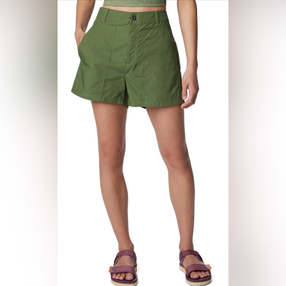 NWT Columbia Holly Hideaway Hiking Shorts With Front Patch Pockets Size 14 Short